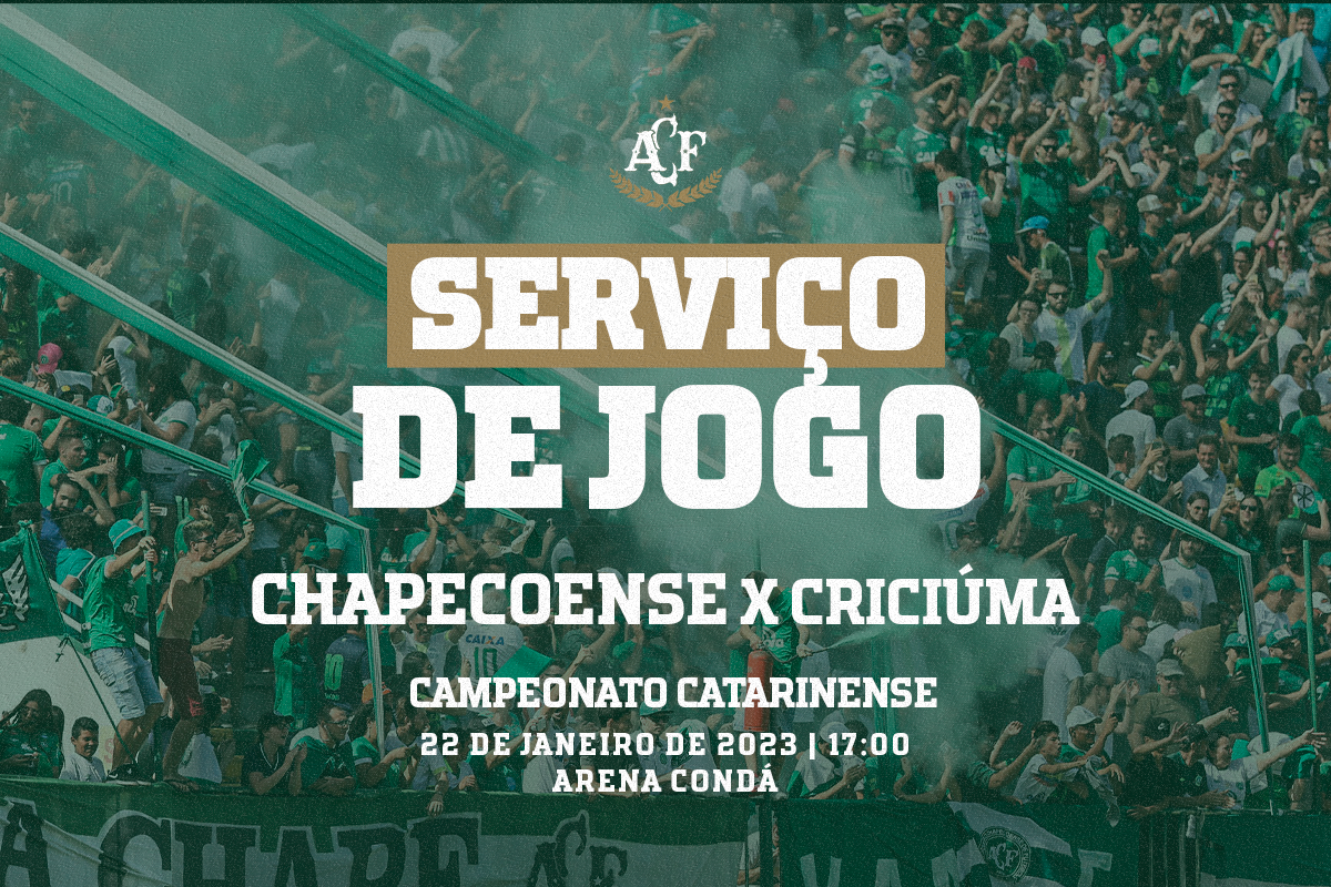 Serviço de jogo: Joinville x Chapecoense (29/10/2023) – Joinville Esporte  Clube