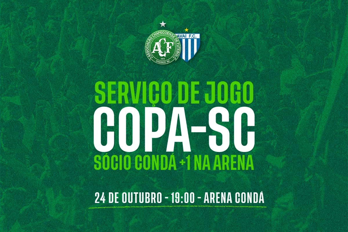 Hoje tem Avaí na Copa Santa Catarina
